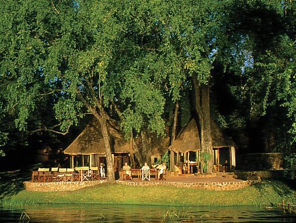 Tongabezi Lodge - exterior view